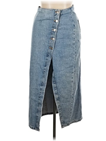Zara Denim Skirt (view 1)