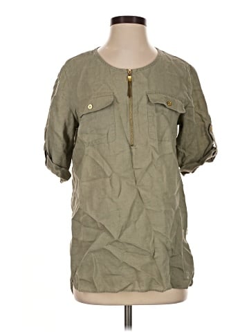 Ellen Tracy Short Sleeve Blouse (view 1)