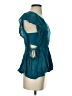 FP One Teal Short Sleeve Blouse Size S (estimated) - photo 4