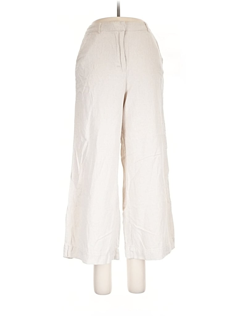 Pre-owned Max Studio Casual Pants In Ivory