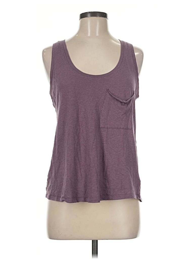 Pre-owned Express Outlet Sleeveless T-shirt In Purple