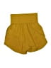 Nike 100% Polyester Solid Yellow Athletic Shorts Size XS - photo 2