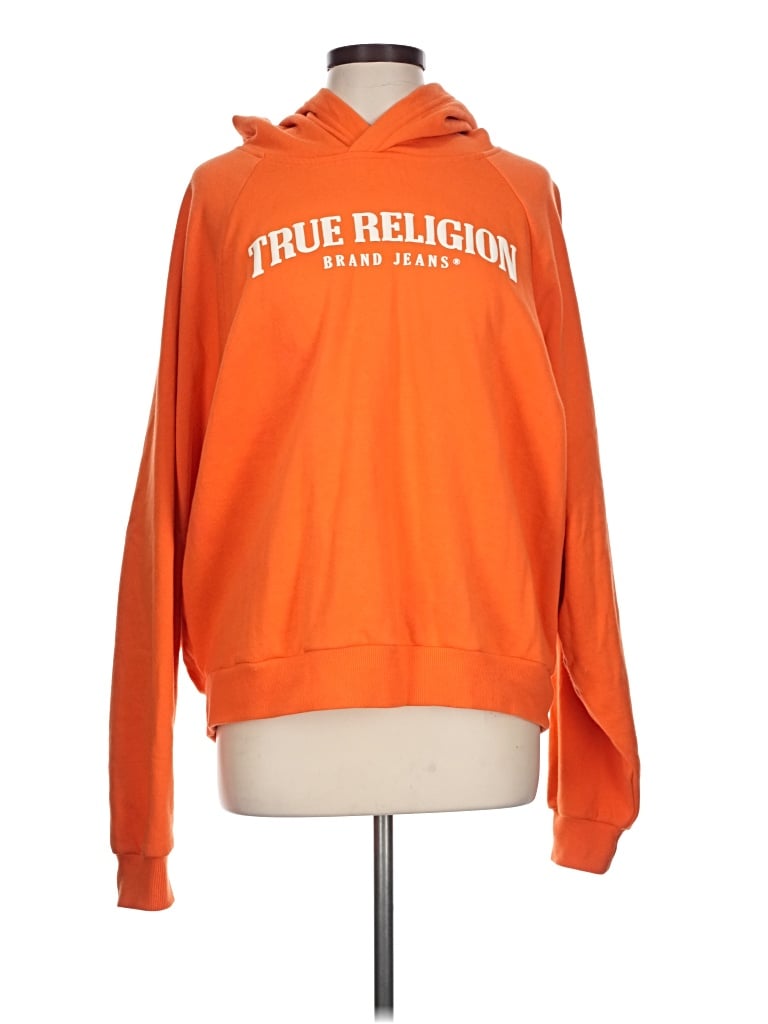 Pre-owned True Religion Sweatshirt In Orange
