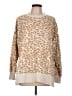Aerie Animal Print Tan Pullover Sweater Size L - photo 1