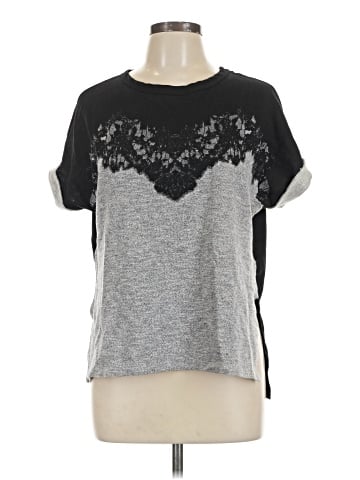 Zara W&B Collection Short Sleeve Top (view 1)
