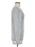 Talbots Chevron-herringbone Gray Pullover Sweater Size M - photo 4