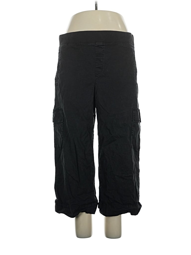 Pre-owned Chico's Cargo Pants In Black