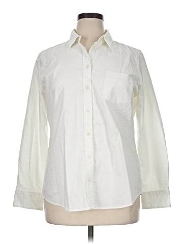 J.Crew Factory Store Long Sleeve Button-Down Shirt (view 1)