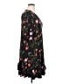 CeCe 100% Polyester Floral Black Casual Dress Size XL - photo 4
