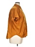 Everlane Solid Brown Short Sleeve Button-Down Shirt Size XL - photo 4