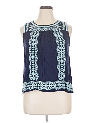 Skies Are Blue Sleeveless Blouse (view 1)