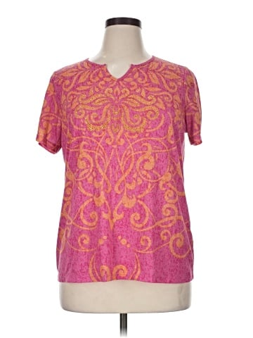 Cj Banks Short Sleeve Blouse (view 1)