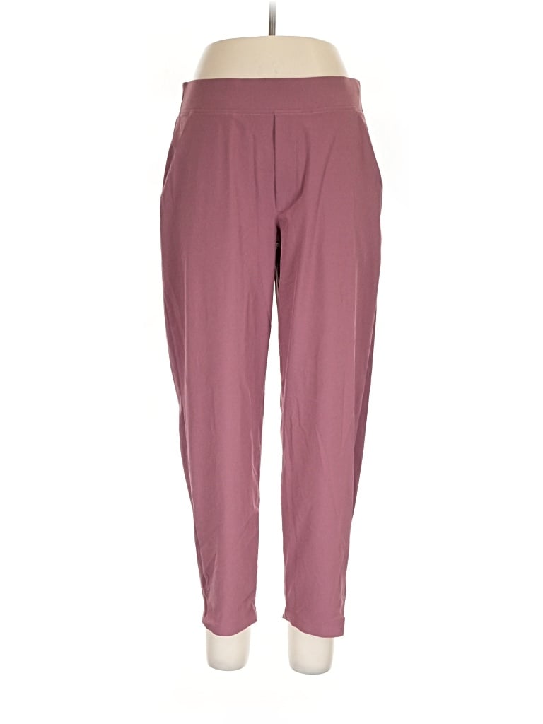 Pre-owned Athleta Casual Pants In Burgundy