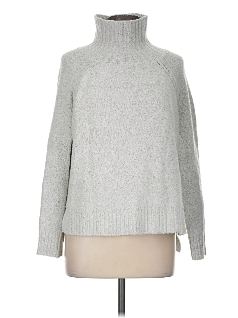 Pre-owned Gilli Turtleneck Sweater In Silver