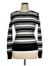FRAME Stripes Silver Turtleneck Sweater Size XL - photo 1