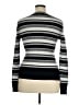 FRAME Stripes Silver Turtleneck Sweater Size XL - photo 2