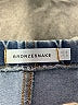 BRONZE SNAKE Blue Denim Shorts Size S - photo 3