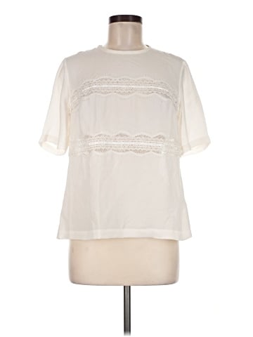 Rebecca Taylor Short Sleeve Silk Top (view 1)