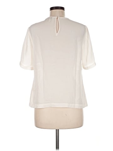 Rebecca Taylor Short Sleeve Silk Top (view 2)