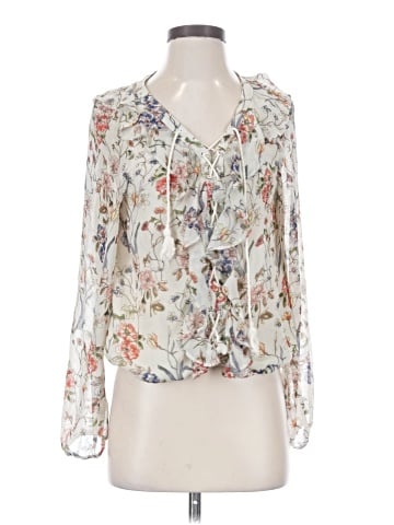 Cupcakes & Cashmere Long Sleeve Blouse (view 1)