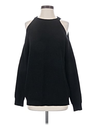 Aqua Cashmere Pullover Sweater (view 1)