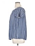 Maison Jules 100% Polyester Blue Short Sleeve Blouse Size XL - photo 5