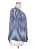 Maison Jules 100% Polyester Blue Short Sleeve Blouse Size XL - photo 4