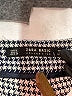 Zara Basic Houndstooth Gray Shorts Size M - photo 3