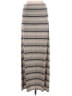 Max Studio Stripes Gray Casual Skirt Size L - photo 1