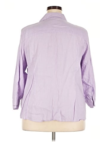 L.L.Bean 3/4 Sleeve Button-Down Shirt (view 2)