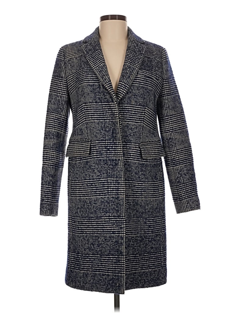 Pre-owned Jcrew Coat In Blue