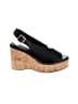 Coutgo Black Wedges Size 7 1/2 - photo 1