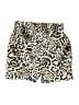 Unsubscribed 100% Silk Animal Print Gold Shorts Size S - photo 2