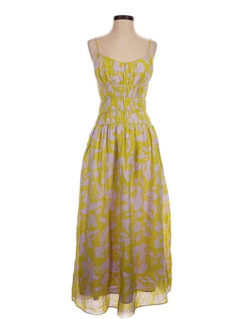 Pre-owned Astr Casual Dress In Yellow