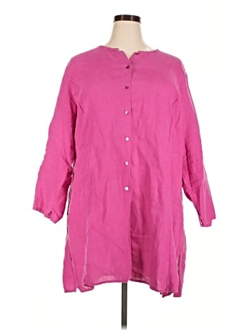 Eileen Fisher 3/4 Sleeve Button-Down Shirt (view 1)