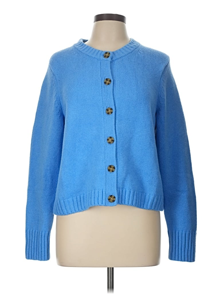 Pre-owned Gap Cardigan Sweater In Blue