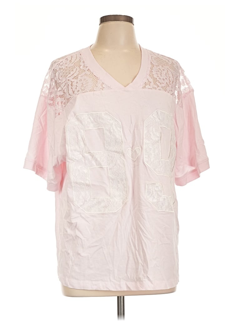 Pre-owned Grayson Threads Short Sleeve T-shirt In Pink