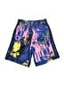 Adidas 100% Recycled Polyester Print Blue Athletic Shorts Size 10 - photo 1