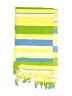 Unbranded Checkered-gingham Yellow Scarf One size - photo 2