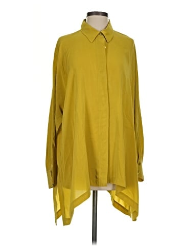 Eileen Fisher Long Sleeve Silk Top (view 1)
