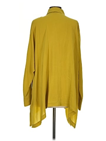 Eileen Fisher Long Sleeve Silk Top (view 2)