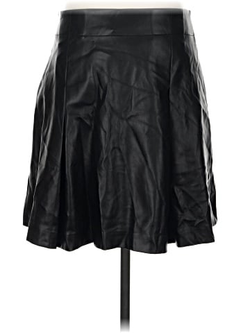 DKNY Faux Leather Skirt (view 2)