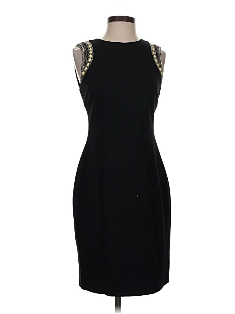 Pre-owned Caché Cocktail Dress In Black