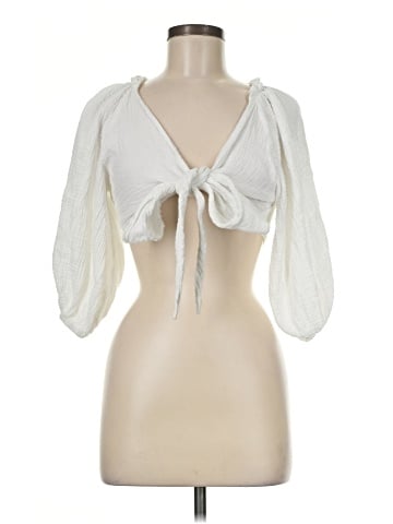 Olivaceous 3/4 Sleeve Blouse (view 1)