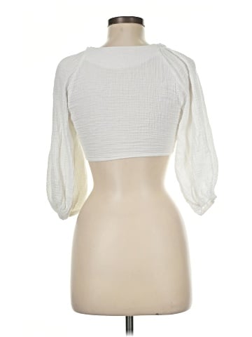 Olivaceous 3/4 Sleeve Blouse (view 2)