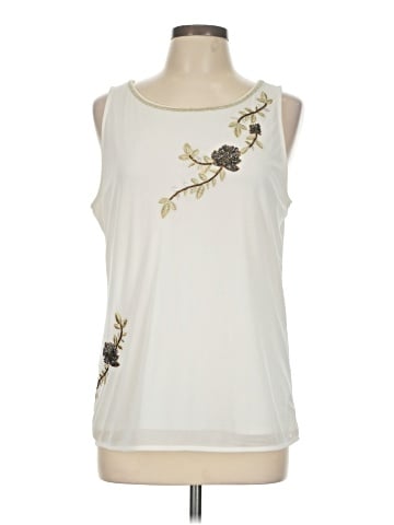 White House Black Market Sleeveless Blouse (view 1)