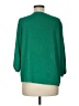 Q&A 100% Polyester Green 3/4 Sleeve Blouse Size M - photo 2