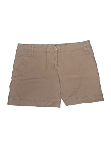 New York & Company Khaki Shorts (view 1)