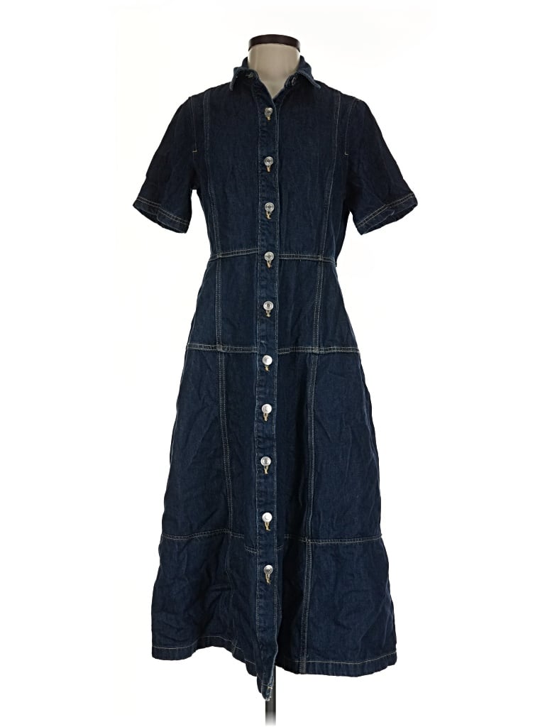 Pre-owned Free Assembly Casual Dress In Blue