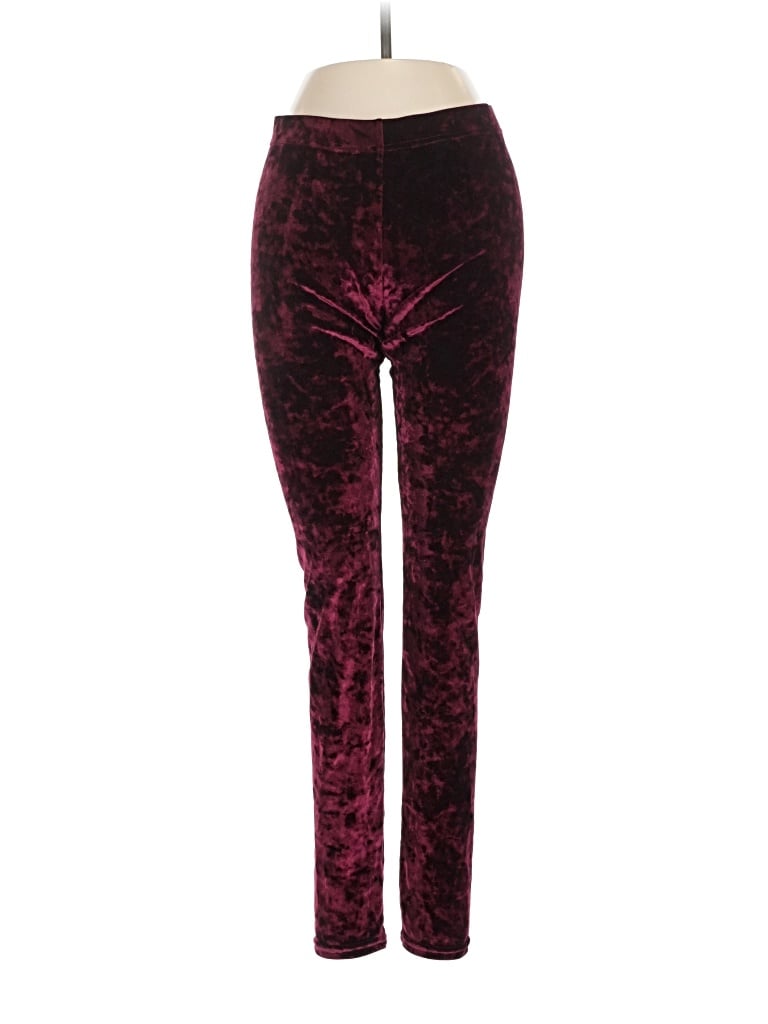 Pre-owned Memoi Casual Pants In Burgundy